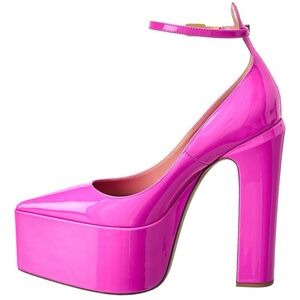 Valentino Garavani Tan-go Patent Leather Platform Pumps